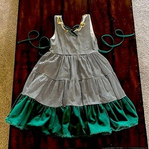 SweerHoney- Green Twirl Dress